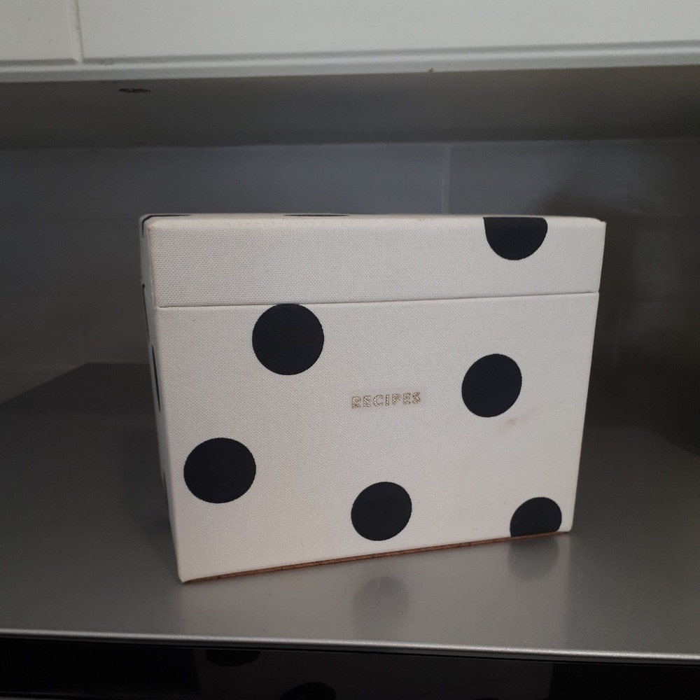 Kate Spade Recipe Box
